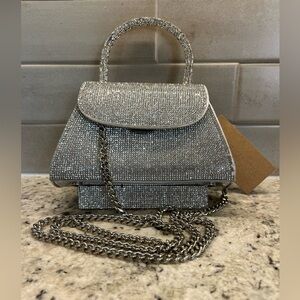 Steve Madden GEM Bag Rhinestones Top Handle/Crossbody NWT!